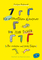 Buch-Cover: Die erstaunlichen Abenteuer von zehn Socken (vier rechten und sechs linken)