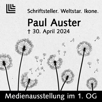 Medienausstellung zum Tod von Paul Auster